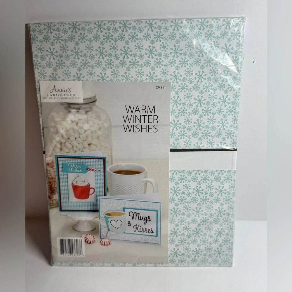 Annie Cardmaker Warm Winter Wishes Kit -‎ Blue and White